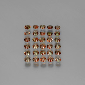 3.65 карата, натуральный Многоцветный Андалузит, Огранка Круг, Чистота VS