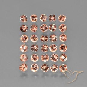 3.52 карата, натуральный Многоцветный Андалузит, Огранка Круг, Чистота VS