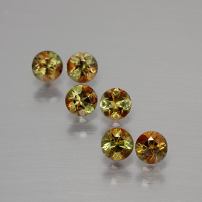 1.17 карата, натуральный Многоцветный Андалузит, Огранка Круг, Чистота VS