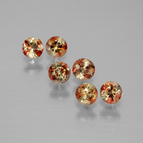  карата, натуральный Многоцветный Андалузит, Огранка Круг, Чистота VS