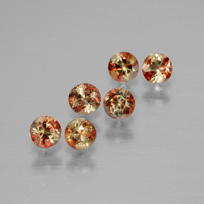  карата, натуральный Многоцветный Андалузит, Огранка Круг, Чистота VS
