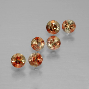  карата, натуральный Многоцветный Андалузит, Огранка Круг, Чистота VS