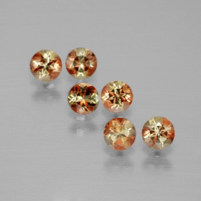 1.18 карата, натуральный Многоцветный Андалузит, Огранка Круг, Чистота VS