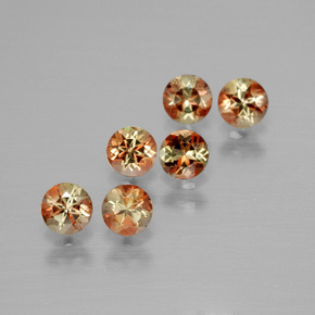 1.18 карата, натуральный Многоцветный Андалузит, Огранка Круг, Чистота VS