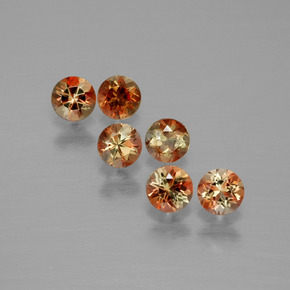 1.17 карата, натуральный Многоцветный Андалузит, Огранка Круг, Чистота VS