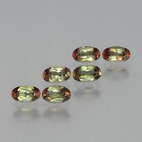 1.60 карата, натуральный Многоцветный Андалузит, Огранка Овал, Чистота VS