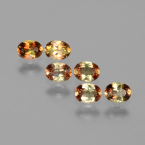  карата, натуральный Многоцветный Андалузит, Огранка Овал, Чистота VS