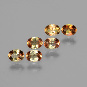  карата, натуральный Многоцветный Андалузит, Огранка Овал, Чистота VS