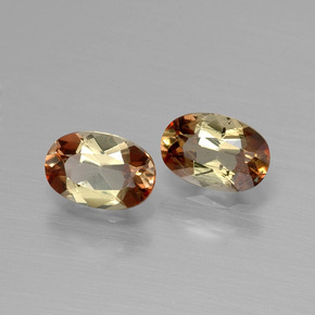  карата, натуральный Многоцветный Андалузит, Огранка Овал, VVS-VS