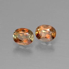  карата, натуральный Многоцветный Андалузит, Огранка Овал, Чистота VS