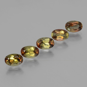  карата, натуральный Многоцветный Андалузит, Огранка Овал, Чистота VS