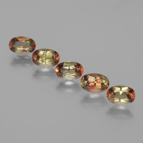 2.62 карата, натуральный Многоцветный Андалузит, Огранка Овал, Чистота VS