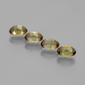 2.22 карата, натуральный Многоцветный Андалузит, Огранка Овал, Чистота VS