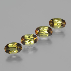 2.12 карата, натуральный Многоцветный Андалузит, Огранка Овал, Чистота VS