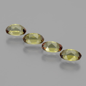 2.12 карата, натуральный Многоцветный Андалузит, Огранка Овал, Чистота VS