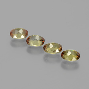  карата, натуральный Многоцветный Андалузит, Огранка Овал, Чистота VS