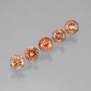 1.55 карата, натуральный Многоцветный Андалузит, Огранка Круг, Чистота VS