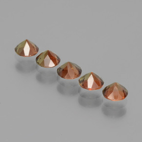 1.37 карата, натуральный Многоцветный Андалузит, Огранка Круг, Чистота VS