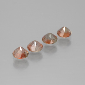  карата, натуральный Многоцветный Андалузит, Огранка Круг, Чистота VS