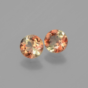  карата, натуральный Многоцветный Андалузит, Огранка Круг, Чистота VS