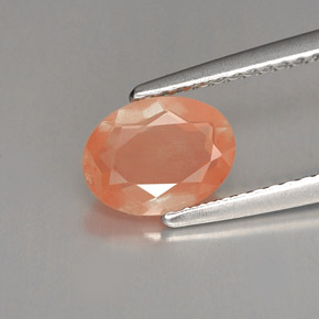 1.11 карата, натуральный Шампань Андезин-Лабрадорит, Огранка Овал, Чистота VVS