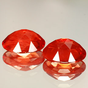  карата, натуральный Красный Андезин-Лабрадорит, Огранка Овал, Чистота VVS