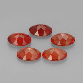  карата, натуральный Красный Андезин-Лабрадорит, Огранка Овал, Чистота VVS