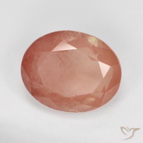 3.59ct Натуральный Средний красный Андезин-Лабрадорит, Овал, Прозрачный