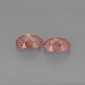  карата, натуральный Медово-красный Андезин-Лабрадорит, Прозрачный, Полупрозрачный