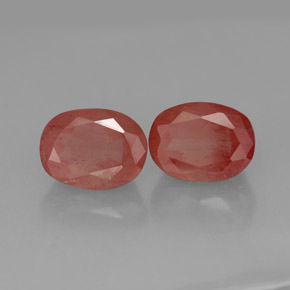  карата, натуральный Медово-красный Андезин-Лабрадорит, Прозрачный, Полупрозрачный