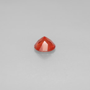 1.09 карата, натуральный Медово-оранжевый Андезин-Лабрадорит, Огранка Круг, VS-SI