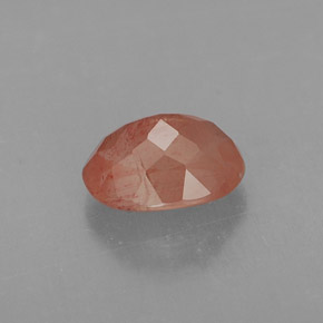 1.14 карата, натуральный Медово-красный Андезин-Лабрадорит, Прозрачный, Полупрозрачный