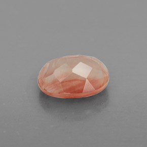 1.49 карата, натуральный Медово-красный Андезин-Лабрадорит, Прозрачный, Полупрозрачный