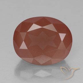 3.99ct Натуральный Бледно-красновато-оранжевый Андезин-Лабрадорит, Овал, Полупрозрачный