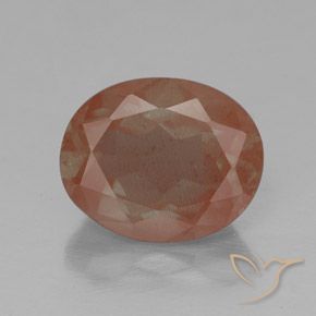 2.62ct Натуральный Теплый апельсин Андезин-Лабрадорит, Овал, Полупрозрачный