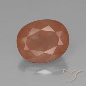 3.64ct Натуральный Теплый апельсин Андезин-Лабрадорит, Овал, Полупрозрачный