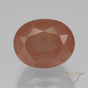 3.06ct Натуральный Средний апельсин Андезин-Лабрадорит, Овал, Полупрозрачный