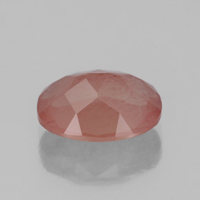 2.44 карата, натуральный Медово-красный Андезин-Лабрадорит, Прозрачный, Полупрозрачный