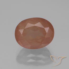 2.92ct Натуральный Теплый апельсин Андезин-Лабрадорит, Овал, Прозрачный
