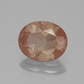 2.23 карата, натуральный Медово-оранжевый Андезин-Лабрадорит, Прозрачный, Полупрозрачный