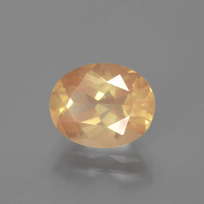 2.70 карата, натуральный Шампань Андезин-Лабрадорит, Огранка Овал, Прозрачный