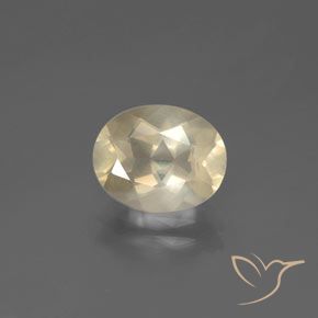 2.41ct Натуральный Кремовый Андезин-Лабрадорит, Овал, Прозрачный