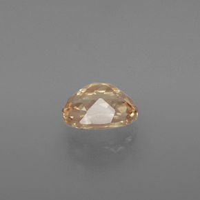 1.71 карата, натуральный Медово-оранжевый Андезин-Лабрадорит, Огранка Овал, Прозрачный