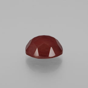 4.09 карата, натуральный Медово-красный Андезин-Лабрадорит, Огранка Овал, Полупрозрачный