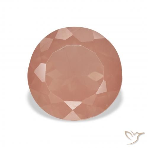 3.40ct Натуральный Средний красный Андезин-Лабрадорит, Круглый, Прозрачный