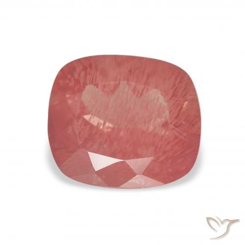 2.05ct Натуральный Румяно-красный Андезин-Лабрадорит, Подушка, Прозрачный