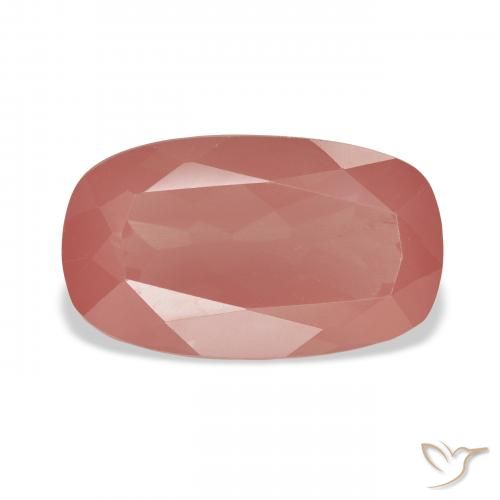 5.52ct Натуральный Средний красный Андезин-Лабрадорит, Подушка, Прозрачный