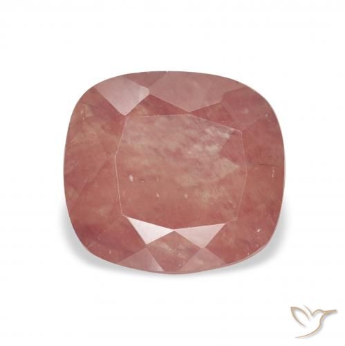 2.46ct Натуральный Оттенки розового Андезин-Лабрадорит, Подушка, Прозрачный