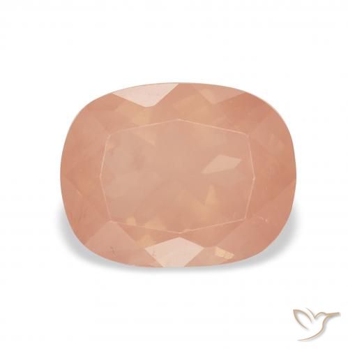 2.28ct Натуральный Светло-красновато-оранжевый Андезин-Лабрадорит, Подушка, Прозрачный