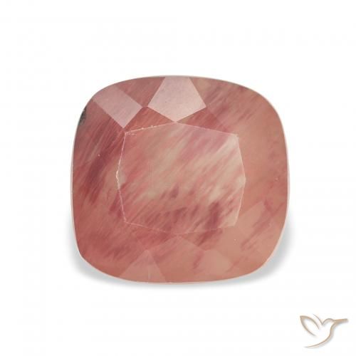 2.88ct Натуральный Средний красный Андезин-Лабрадорит, Подушка, Полупрозрачный